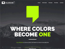 Tablet Screenshot of colorsone.com